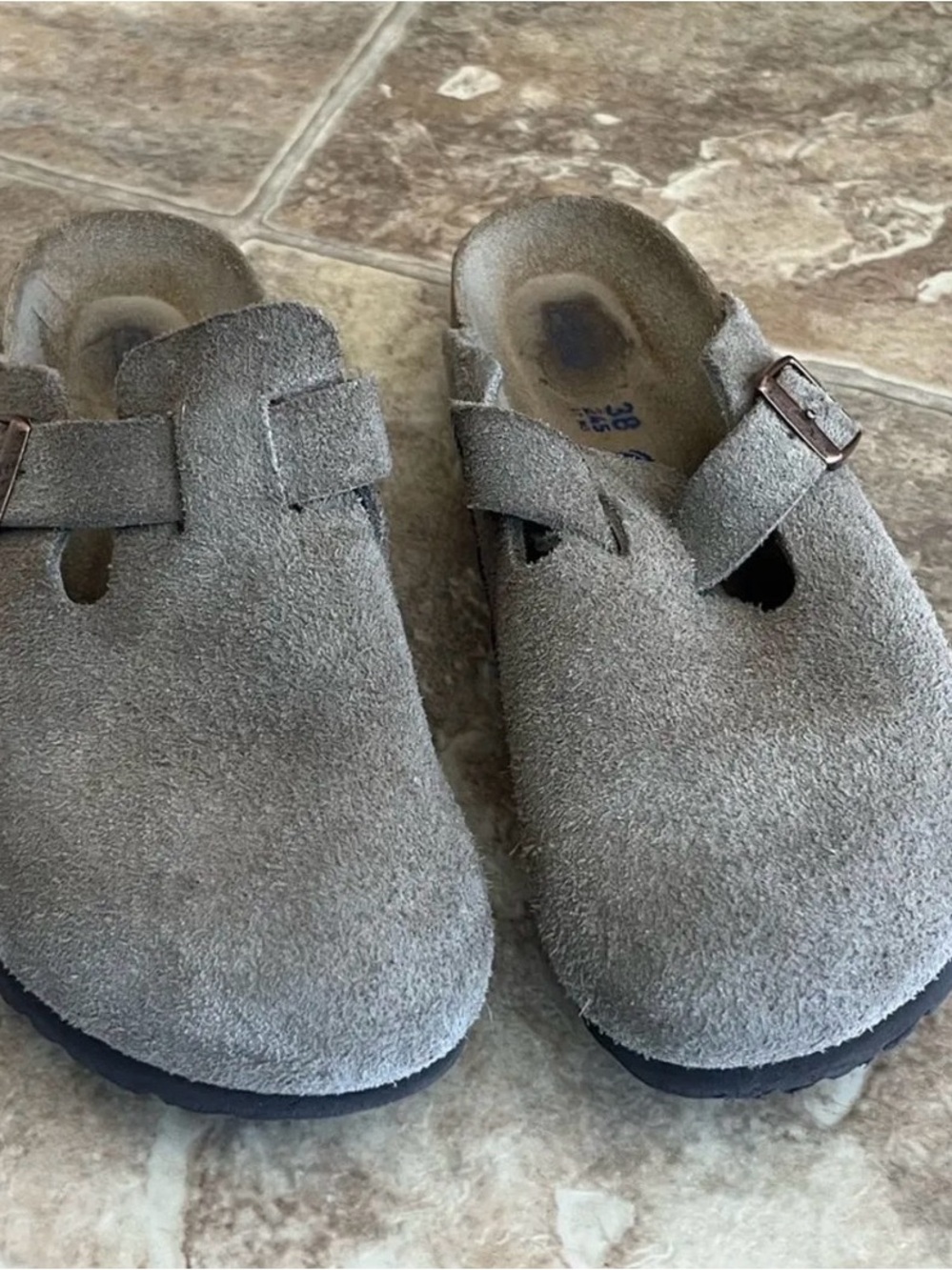 Suede Slip-On Clog